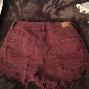 High rise shorts